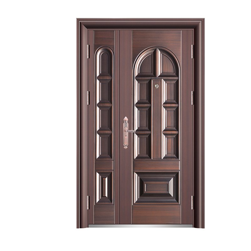 China Door Supplier Customize Steel Security Exterior Iron French Doors