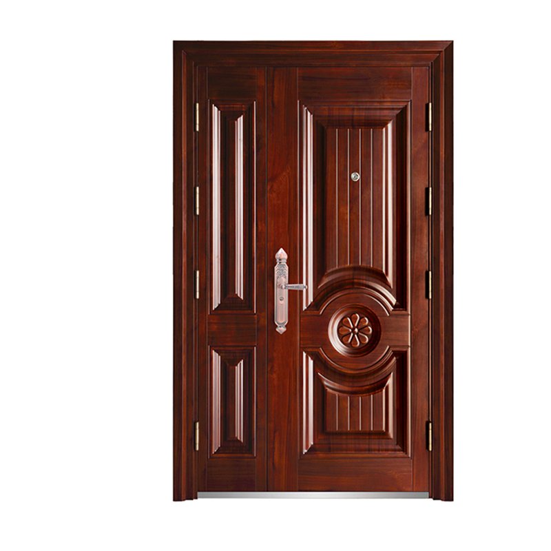 China Door Supplier Customize Steel Security Exterior Iron French Doors