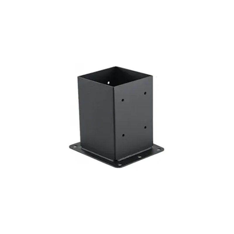 Custom high quality Aluminium black Outdoor Pergola Corner Bracket