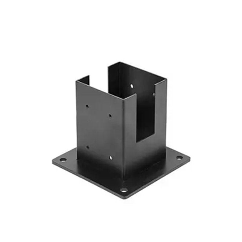Custom high quality Aluminium black Outdoor Pergola Corner Bracket