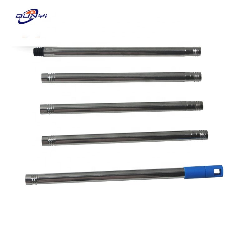 Best Selling Save Spaces Hot Sale 5Sections Extendable Stainless Steel Mop Broom Handle Stick