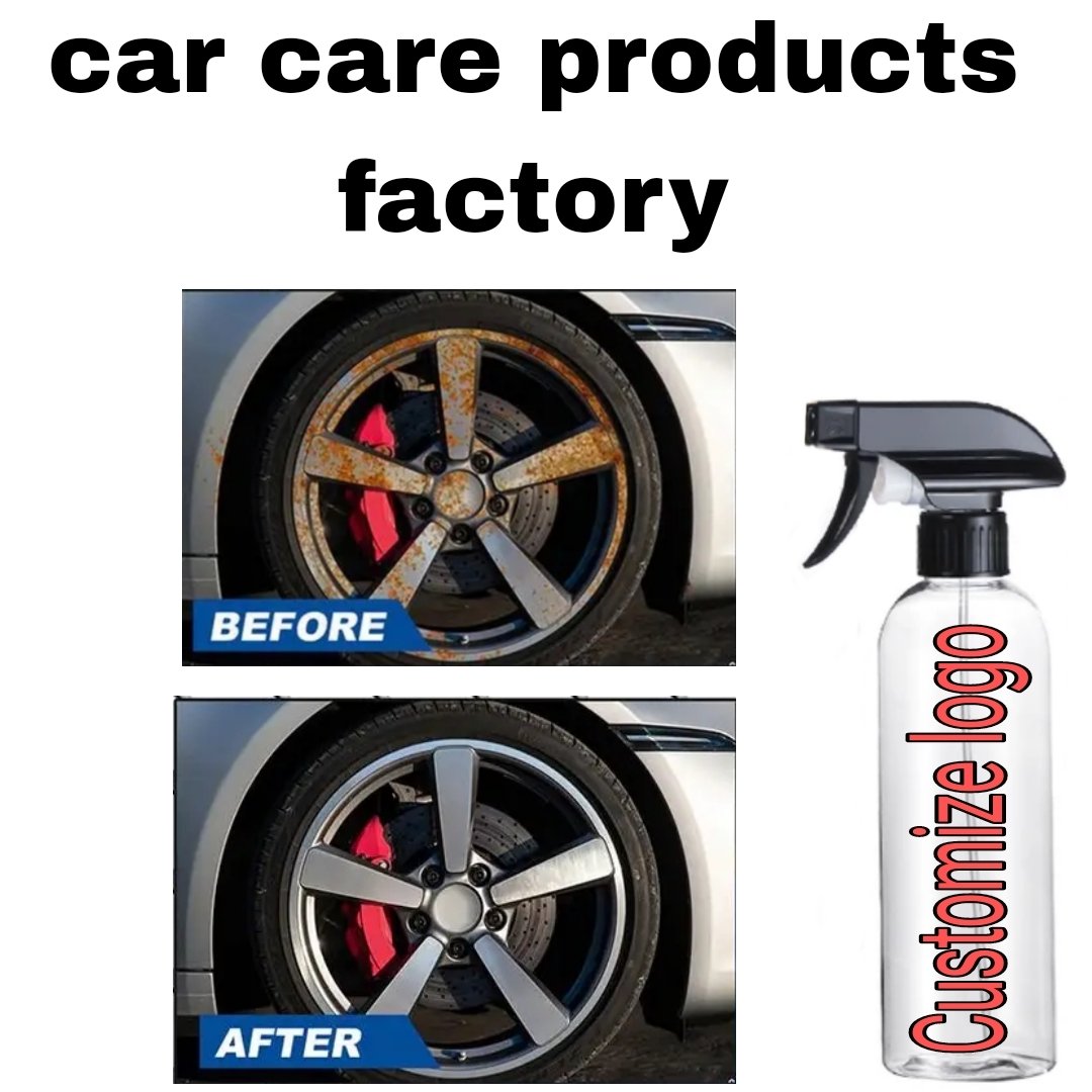 Nano wax 500ml car wheel cleaner iron powder remover car beauty tire cleaning