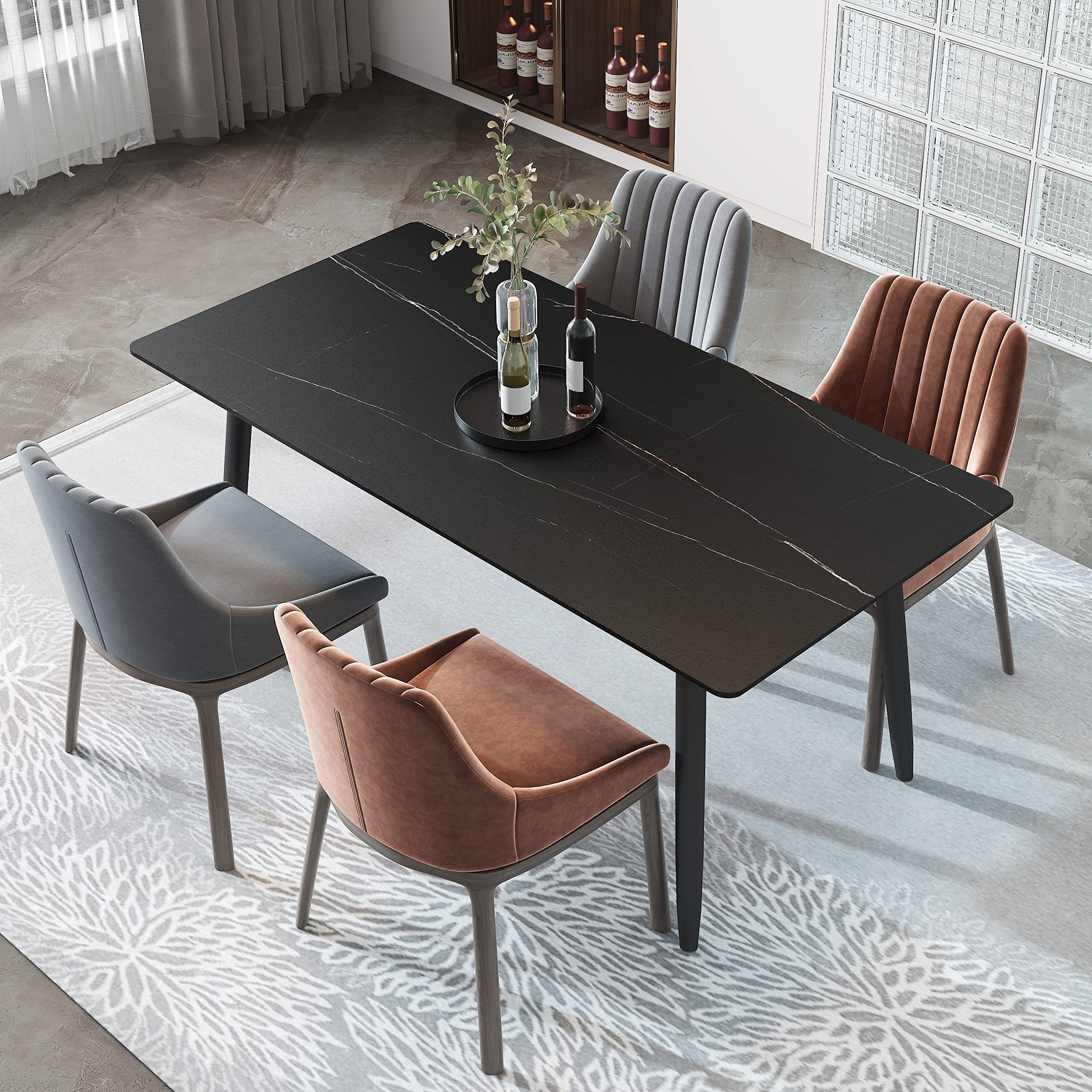Modern dinning table home dining room furniture set dinner table luxury style new design dinning table