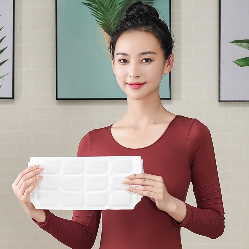 Self Heating Iron Powder Waist Heat Patch With Belt For Pain