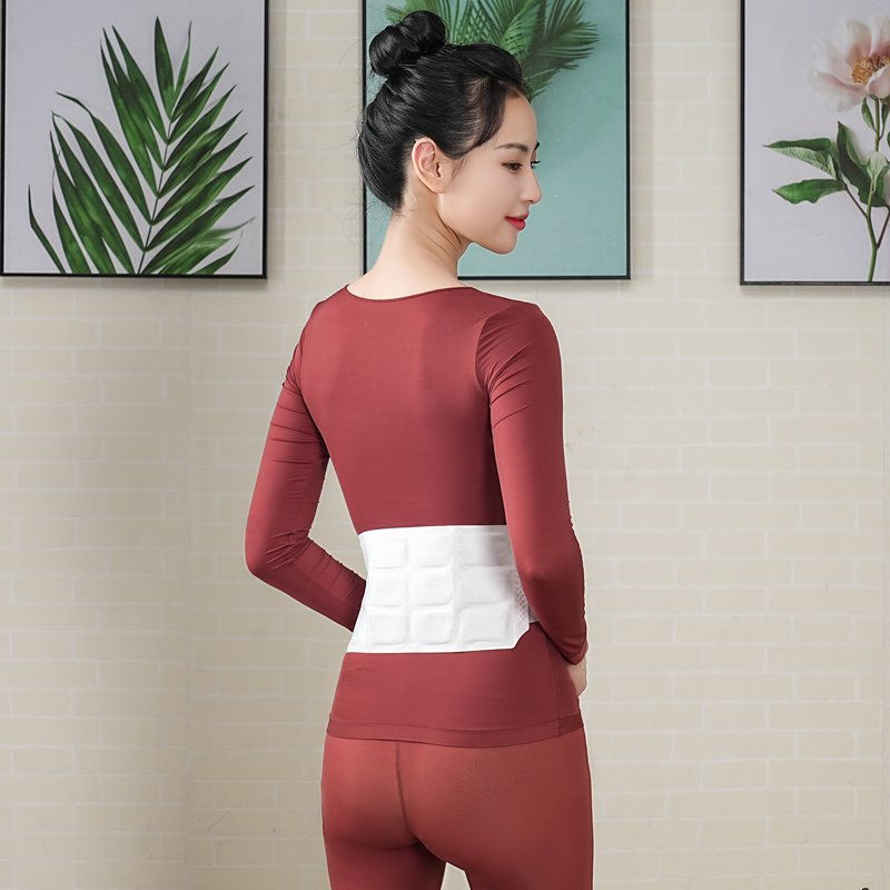 Self Heating Iron Powder Waist Heat Patch With Belt For Pain