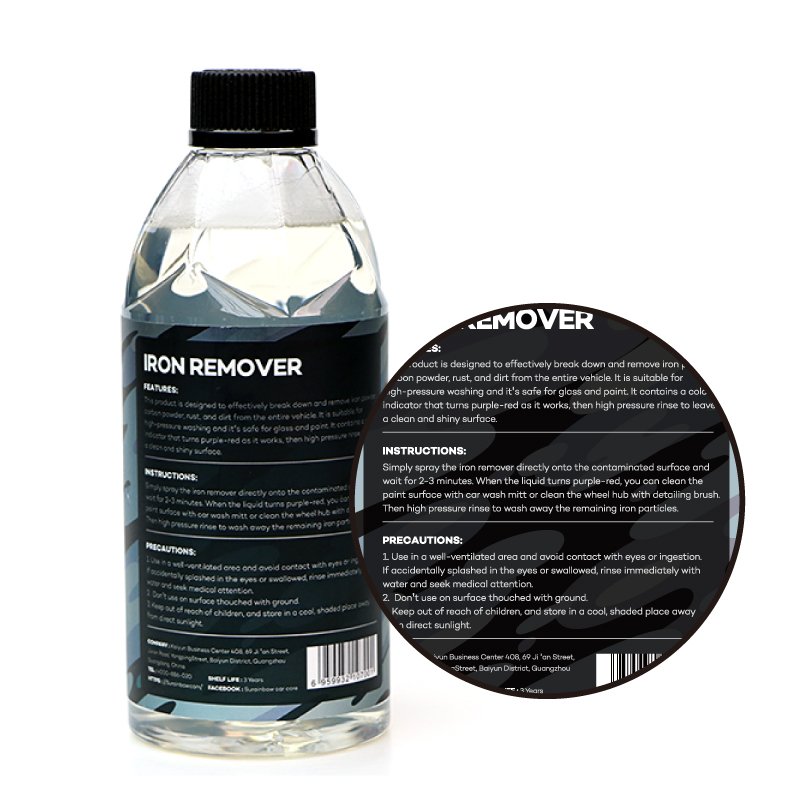SRB 2023 NEW Car Chemical Products Iron Remover s7 effectively break down and remove iron powder