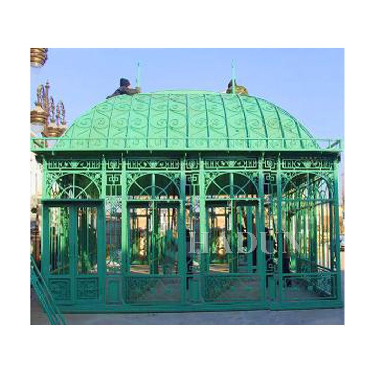Outdoor Large size luxury garden gazebo steel garden gazebos sell