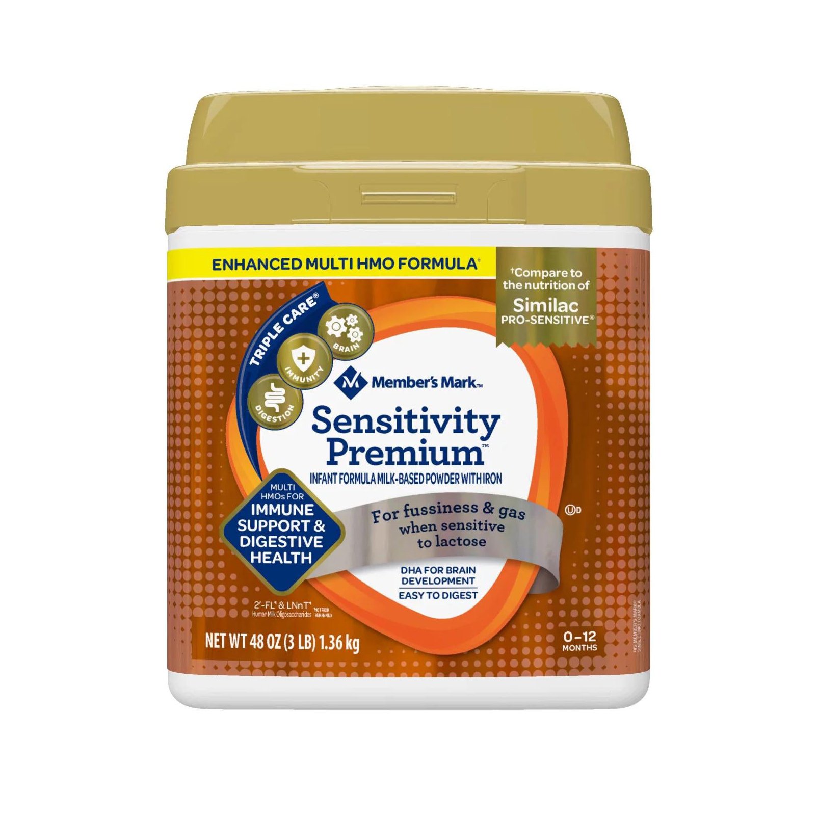 Member s Mark Infant Formula With Iron Formula Powder Stage 1 400 g Meal Healthy Diet Food OEM