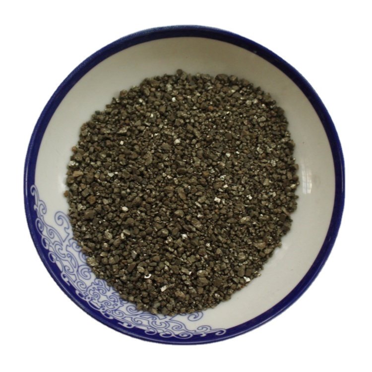 Natural pyrite crushed stone fine sand pyrite ore FeS2 ferric sulfide iron pyrite granule powder