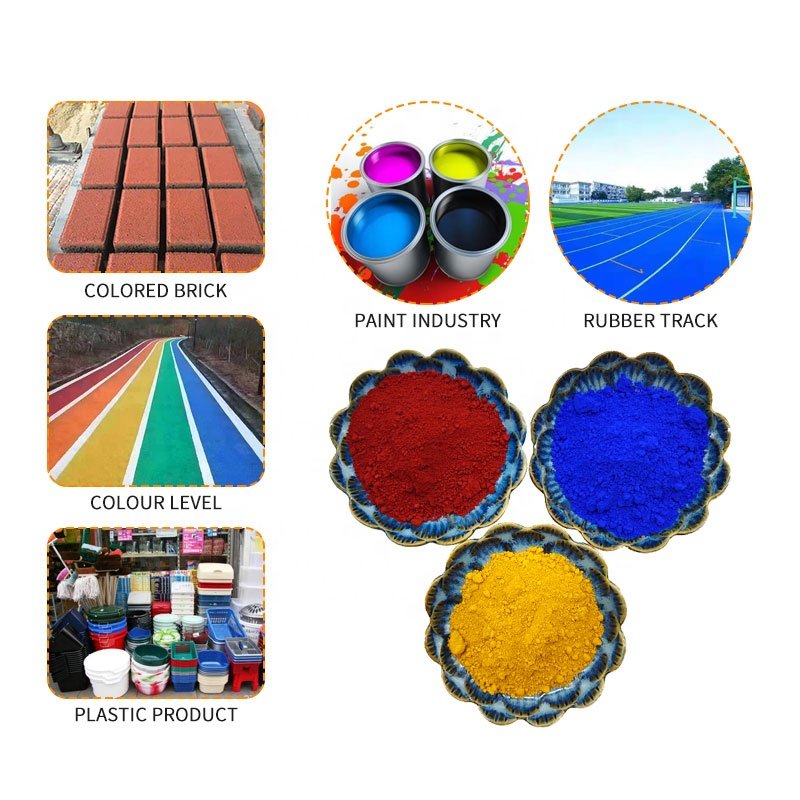 Cement Bricks Ues Red Iron Oxide Pigment Inorganic Coating Pigment for Paints and Finishes