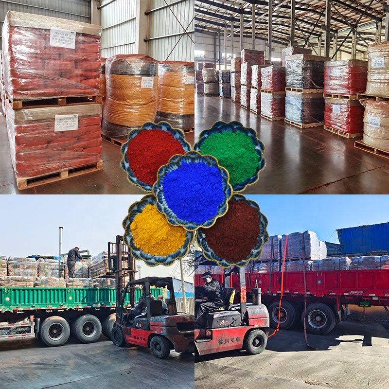 Cement Bricks Ues Red Iron Oxide Pigment Inorganic Coating Pigment for Paints and Finishes