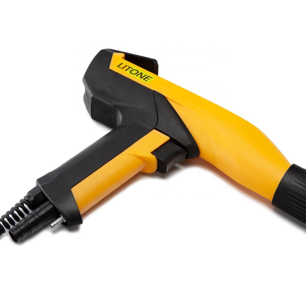 Manual powder coating gun for electrostatic powder coating machine