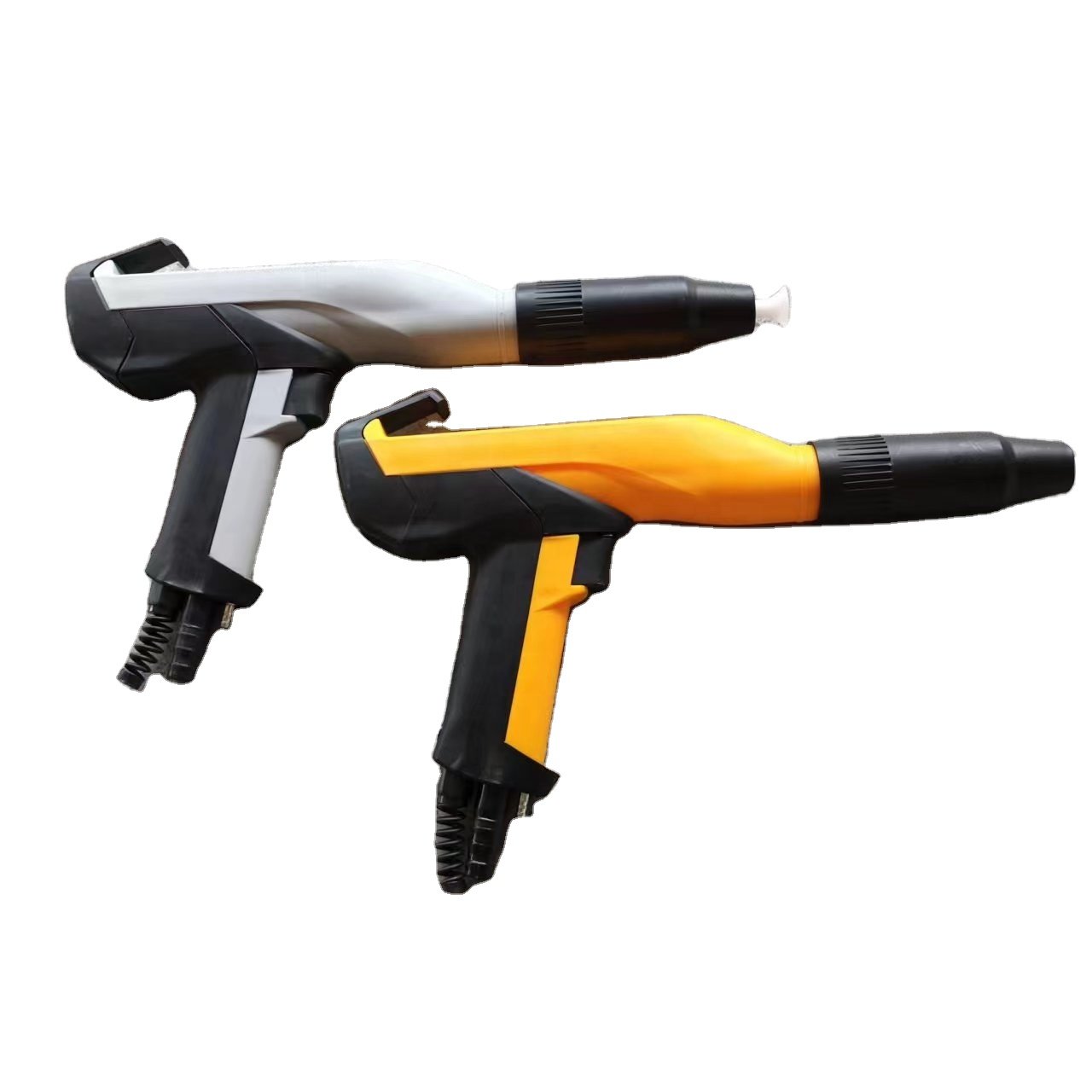 Manual powder coating gun for electrostatic powder coating machine