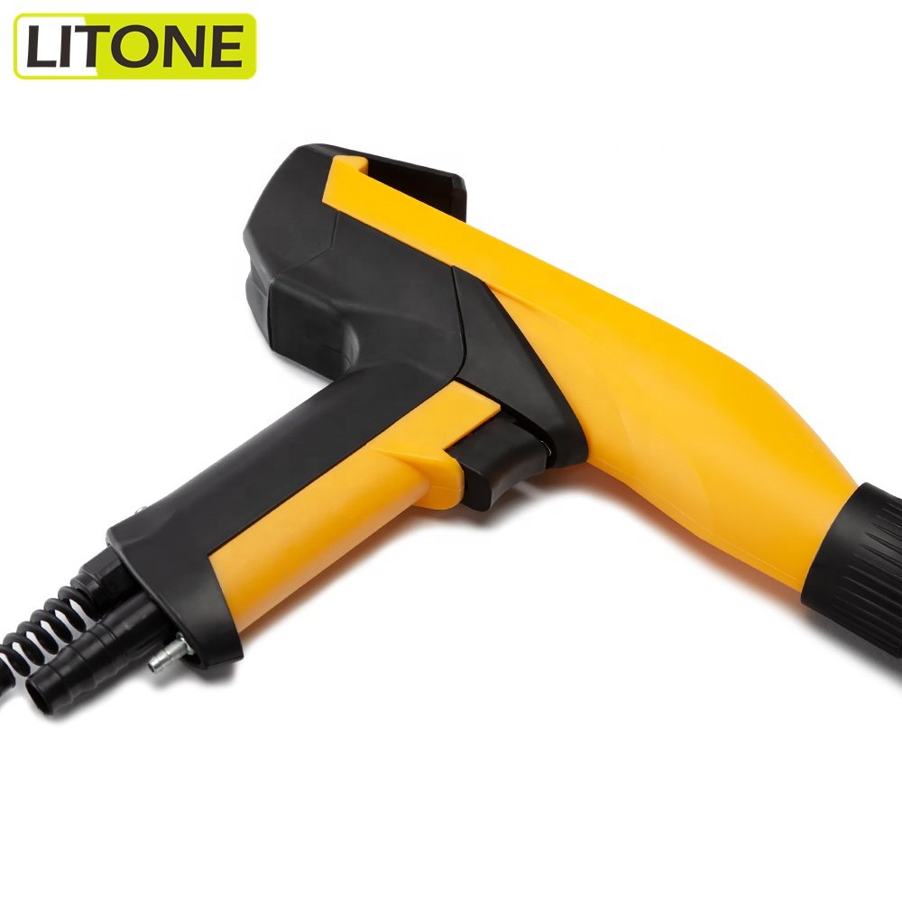 Manual powder coating gun for electrostatic powder coating machine