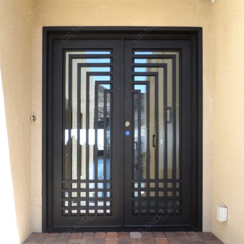 American Security Entrance Wrought Iron Door Interior Door Iron Gate Designs Wrought Iron Door