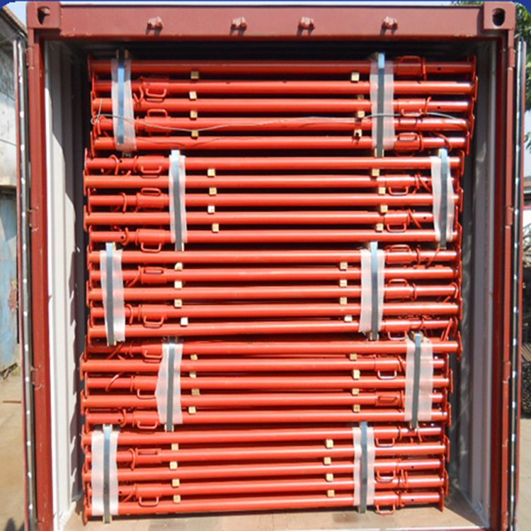 Hot Dip Galvanized Steel Prop With Iron Cast Sleeve Nut Prop Scaffolding Heavy Duty Adjustable Steel For Construction Use