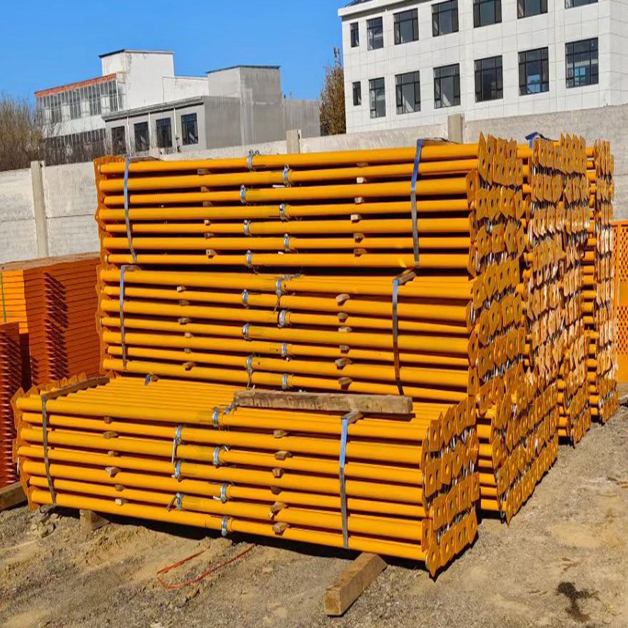Hot Dip Galvanized Steel Prop With Iron Cast Sleeve Nut Prop Scaffolding Heavy Duty Adjustable Steel For Construction Use