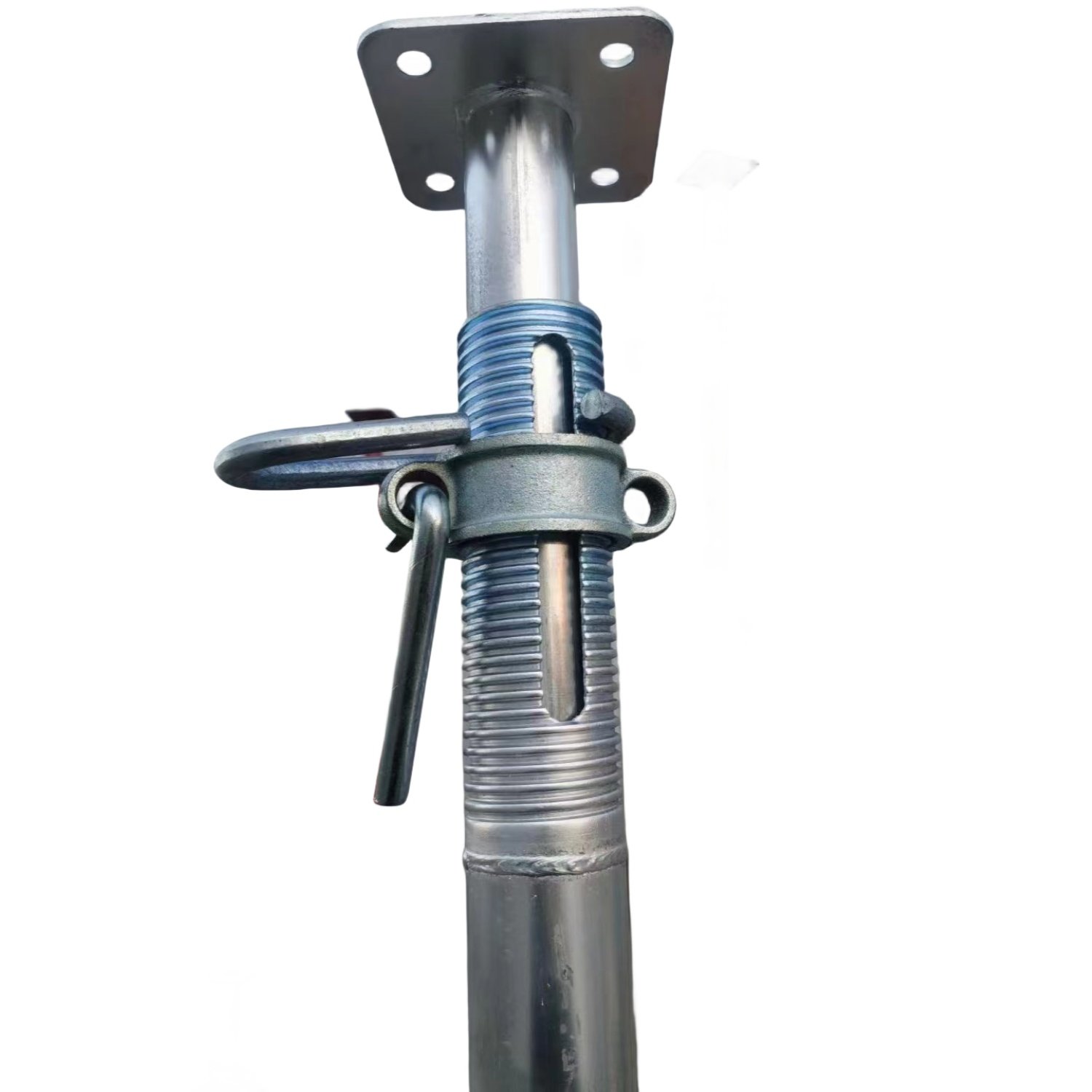 Hot Dip Galvanized Steel Prop With Iron Cast Sleeve Nut Prop Scaffolding Heavy Duty Adjustable Steel For Construction Use