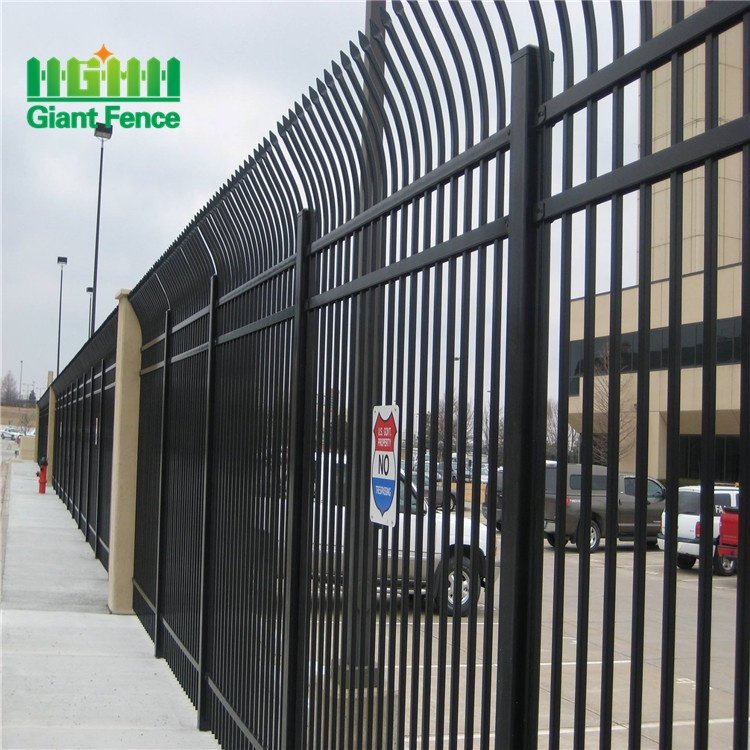 Ornamental 5ft Home Garden Fence Low Decorative Gate Posts Black Wrought Iron Steel PVC-Coating Powder-Coating Galvanizing 3D
