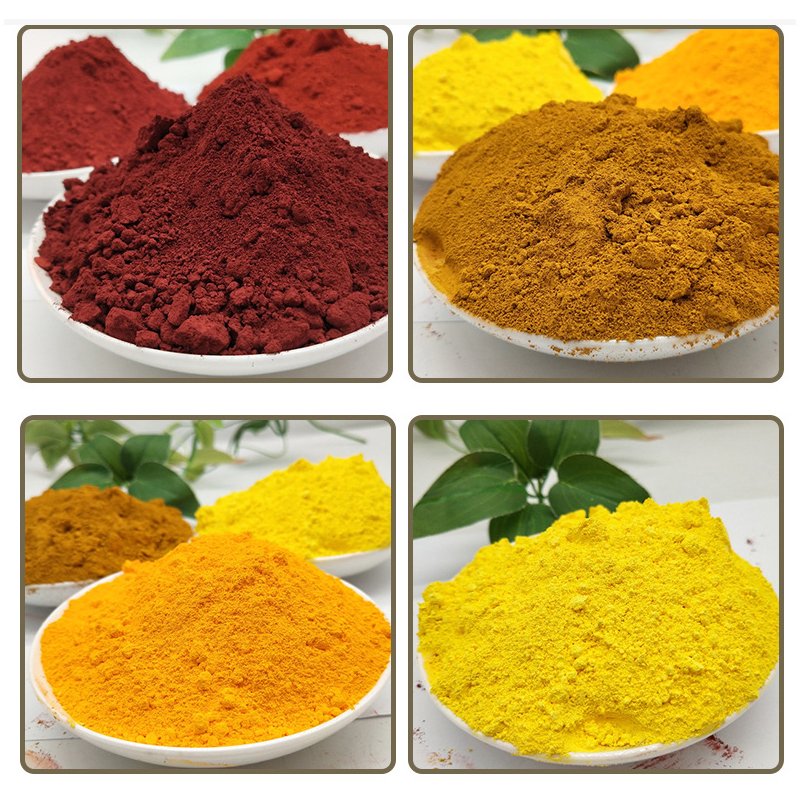 Mustardiron oxide yellow for concrete clay plaster masonry and natural paint pigments