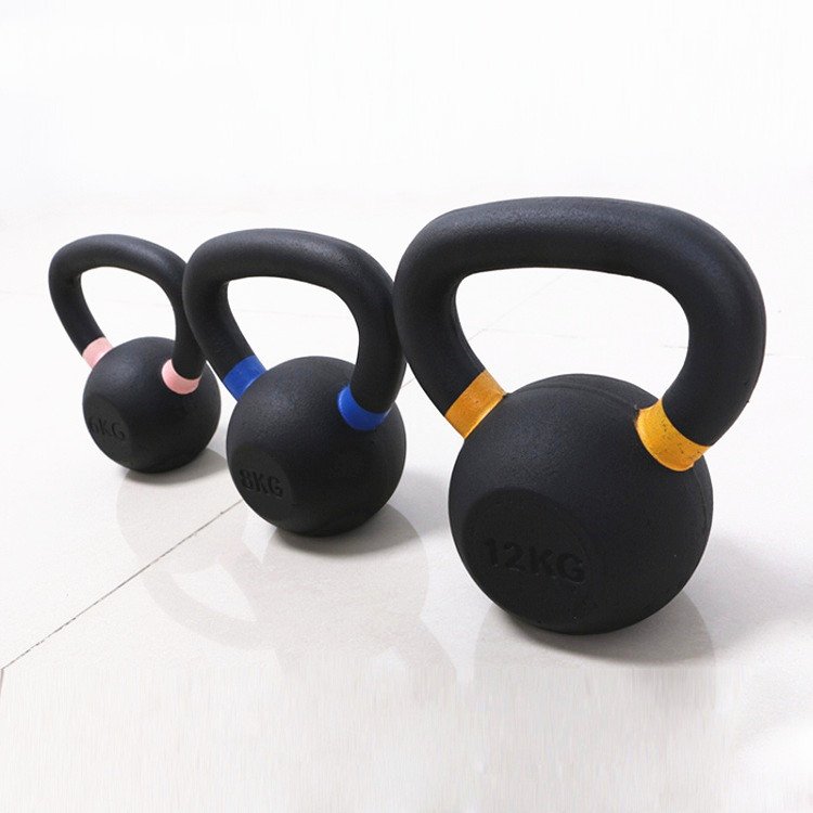 Hot Sale Fitness Training Cast Iron Powder Coated Kettlebell