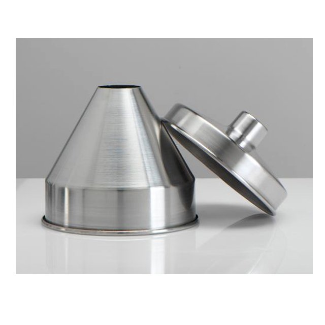 Spinning Stainless Steel Hoppers Sheet Metal Fabrication Cyclone Dust Collector OEM Metal Cone Factory Custom Metal Hoppers