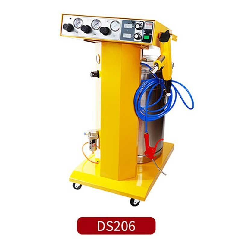 Portable Powder Coating Paint Electrostatic Spray Cup Gun System Machinery