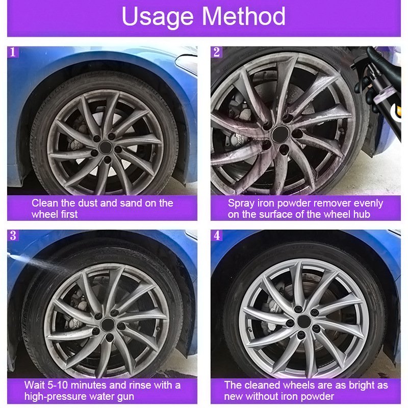 OEM JBXPCS-18 Iron Remover Car iron powder remover car paint wheel iron powder cleaner