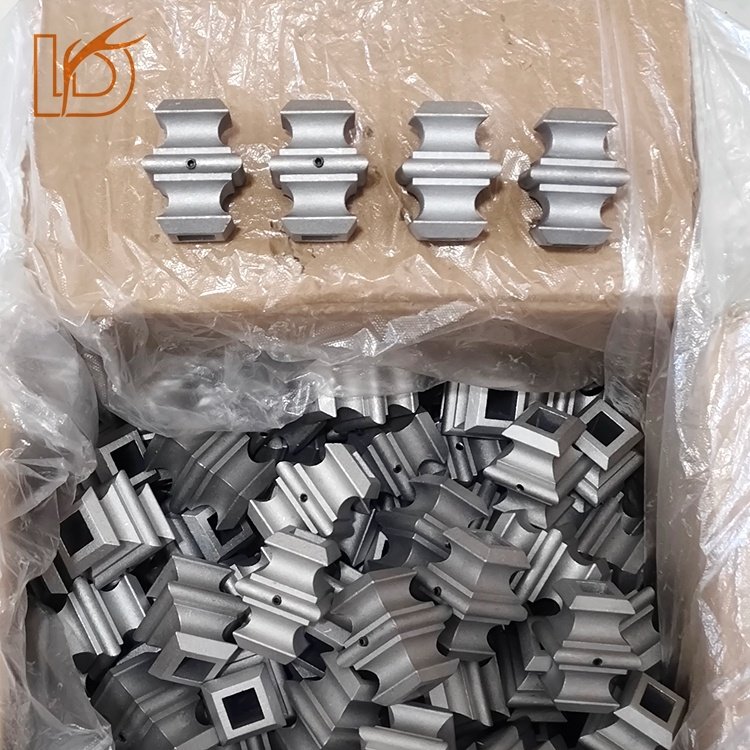 Good Quality Raw Color Aluminum Knuckles Fit 1/2" Square Iron Balusters with Screw for Indoor Stair Railing Decoration