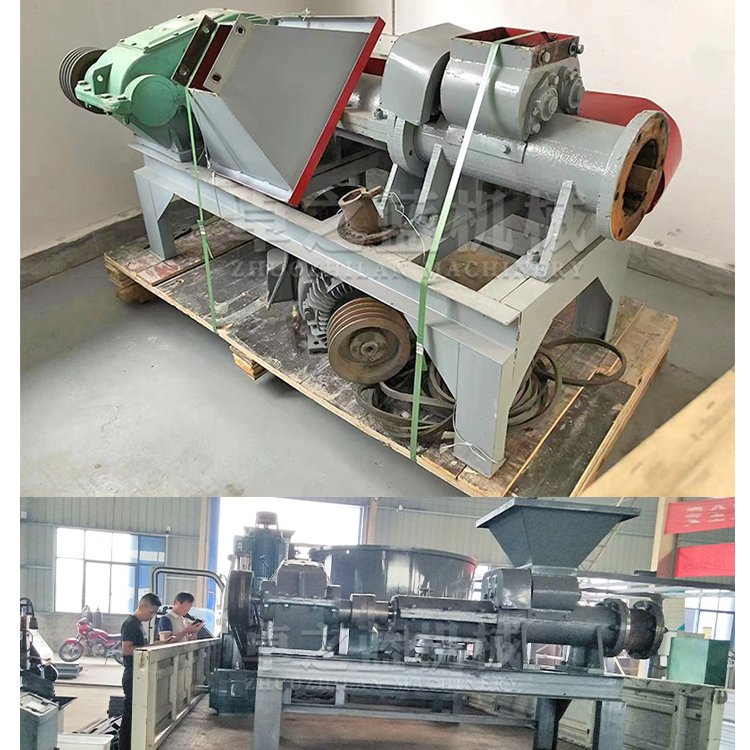 blind sponge iron powder olive pomace greenhouse warming briquette press compressed lignite charcoal briquette production line
