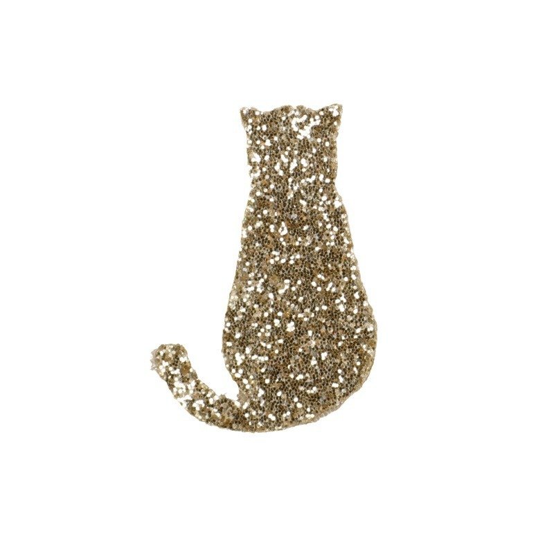 New Iron on mini Embroidered shiny powder cat bear bowknot rose cherry Patch For clothing hat bag decoration