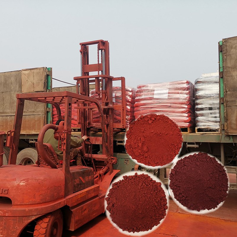 Iron Oxide Red Road Powder Coating Cement Color Pastel Concrete Brick