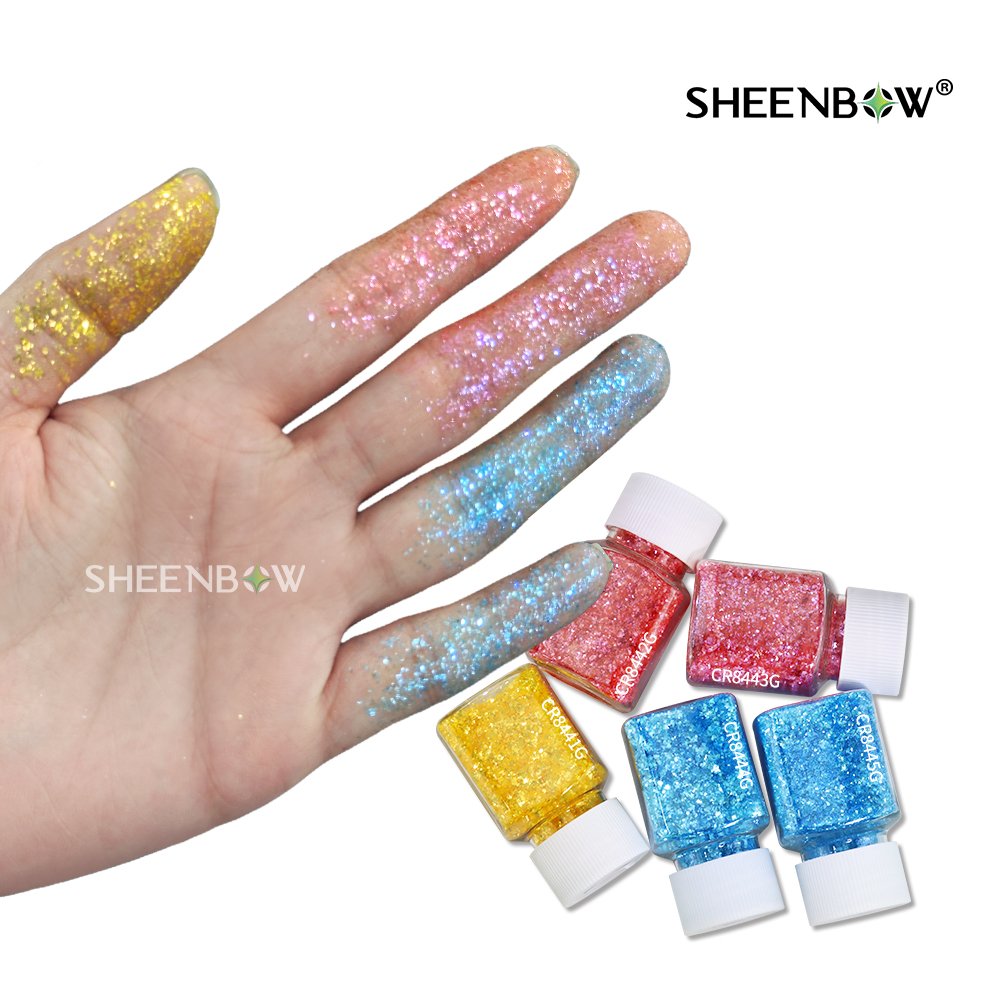 High Pigmented Diamond Luster Shimmer Eyeshadow Single Color Loose Powder for Coating Pigment and Paint Single Pack