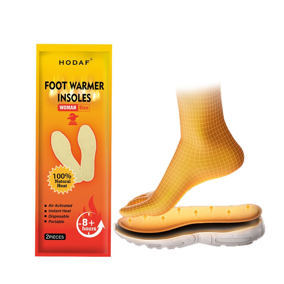 HODAF OEM ODM Customized Logo Winter Warm Foot Warmer Insole Shoes Foot Warmer Patch Insoles