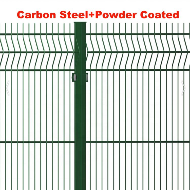 3d 5mm welded boundary wall wire mesh fence hot dipped gal black 3d wire mesh fence panels