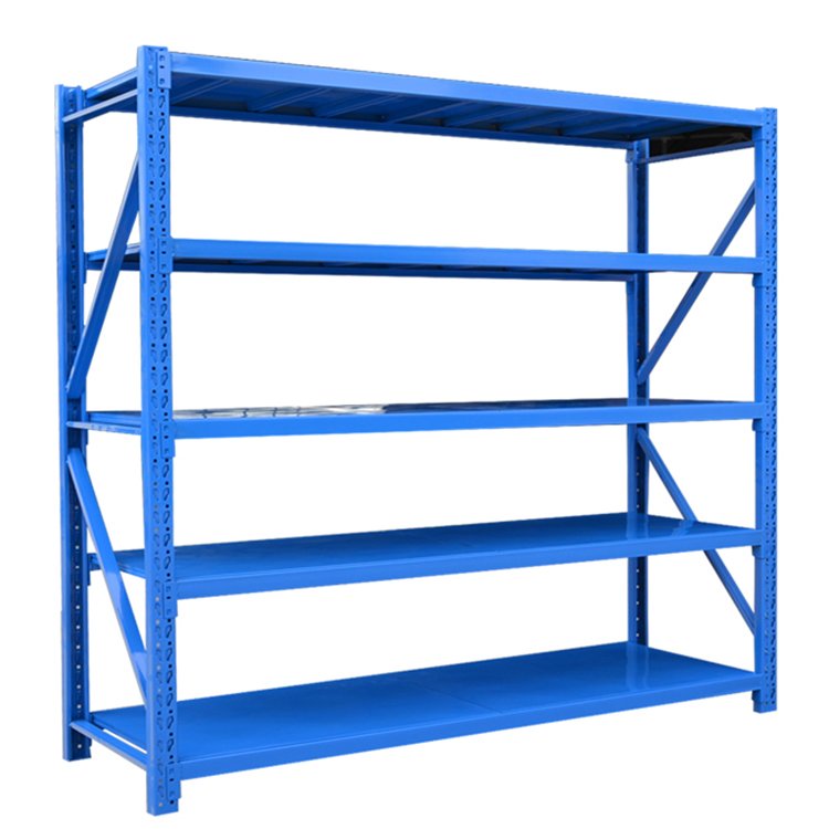 Medium/Heavy Duty Storage Equipment Warehouse Industrial Powder Coating Cargo Steel Iron Tool Supermarket Stacking Storage Racks