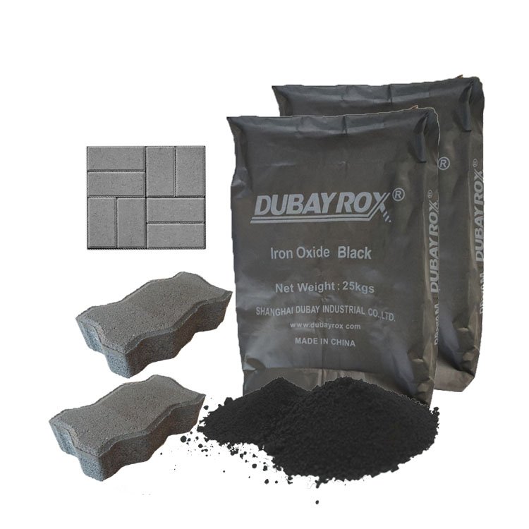 Dark Black Color Iron Oxide Black Fe3O4 Price Pigment Powder for Concrete Tiles