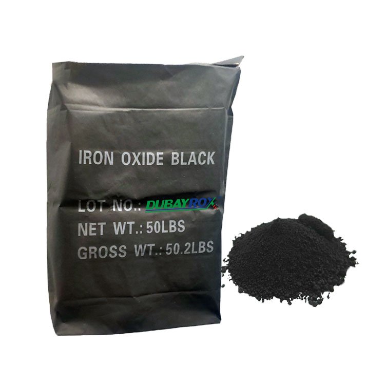 Dark Black Color Iron Oxide Black Fe3O4 Price Pigment Powder for Concrete Tiles