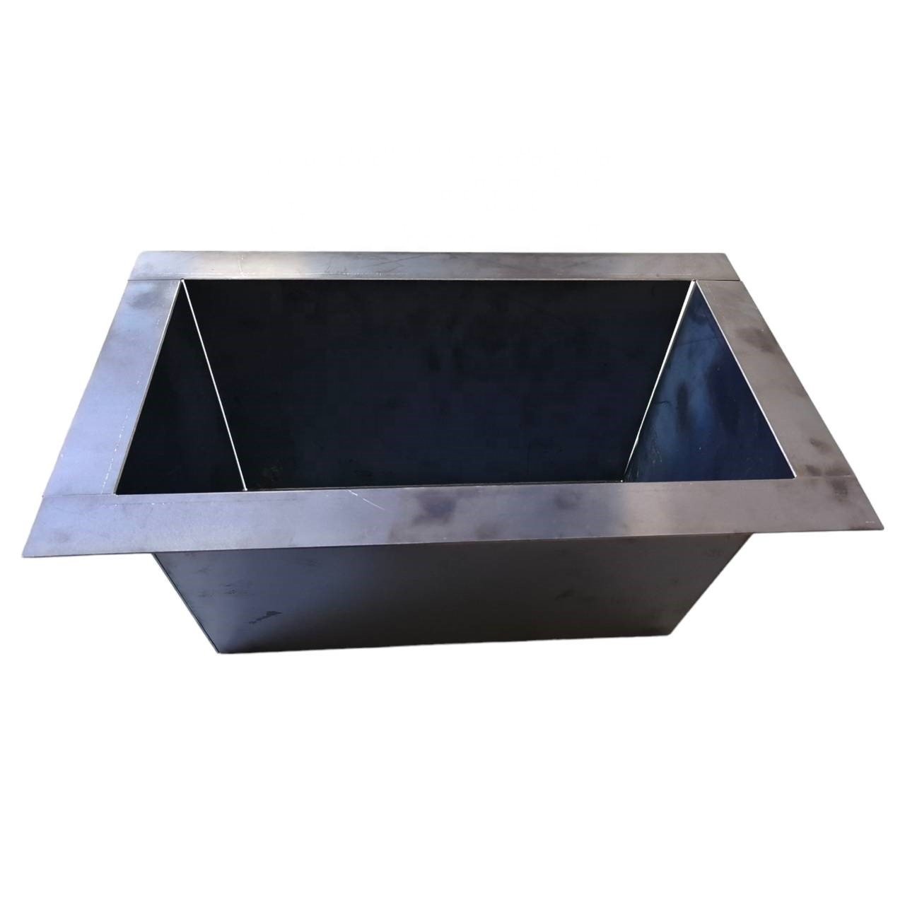 Cost Effective Metallic Rectangular Tin Packaging Box Processing Bending Stainless Steel Storage Boxes