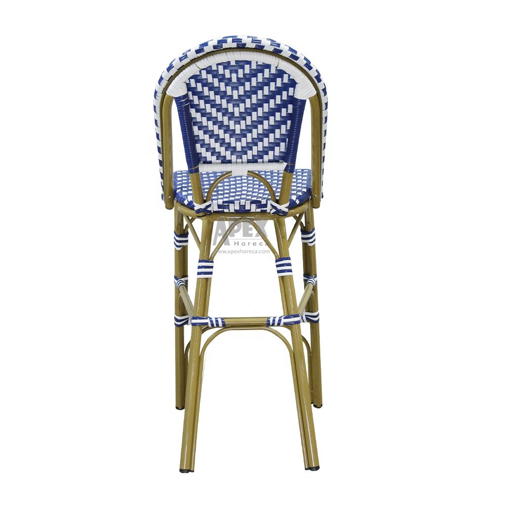 Design patio furniture rattan garden chair armchair iron bistro top selling garden chair