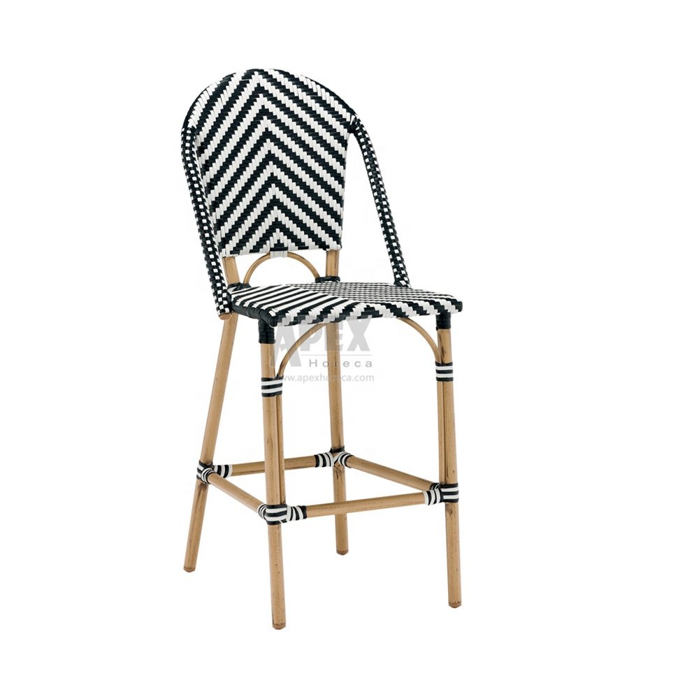 Design patio furniture rattan garden chair armchair iron bistro top selling garden chair