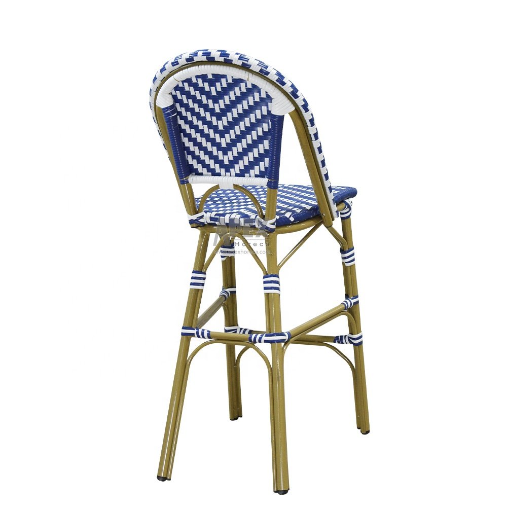 Design patio furniture rattan garden chair armchair iron bistro top selling garden chair