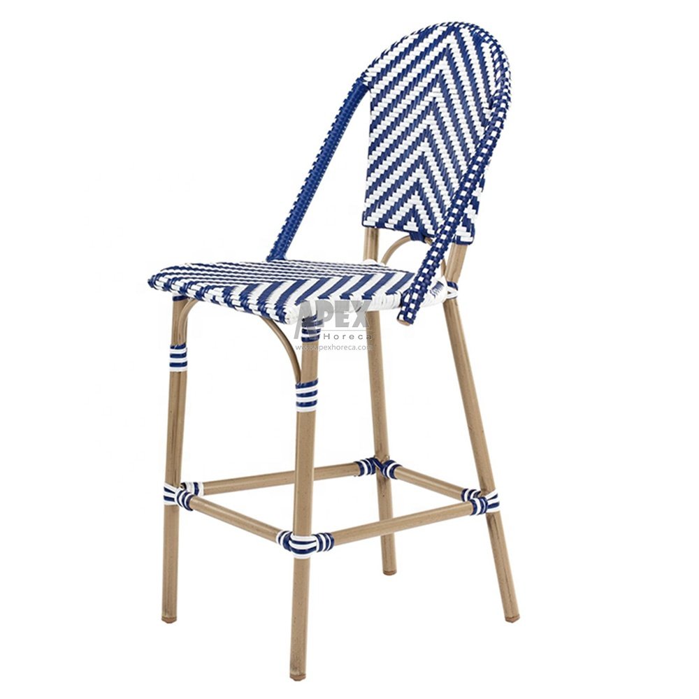 Design patio furniture rattan garden chair armchair iron bistro top selling garden chair