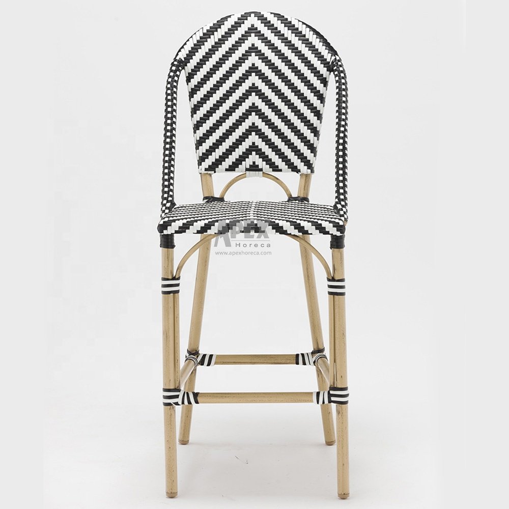 Design patio furniture rattan garden chair armchair iron bistro top selling garden chair