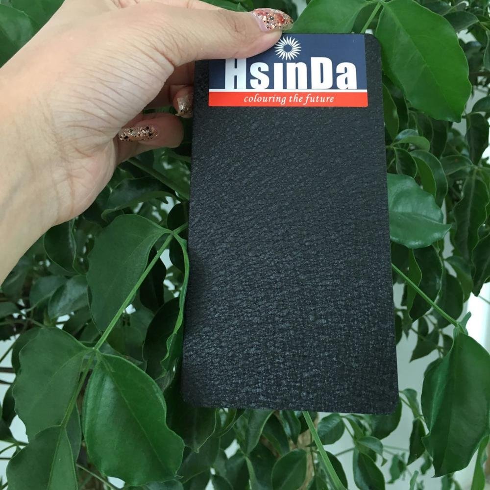 Hsinda Special Price Epoxy Fine Structure Black Sand Texture Finish Fence Iron Powder Coating Paint
