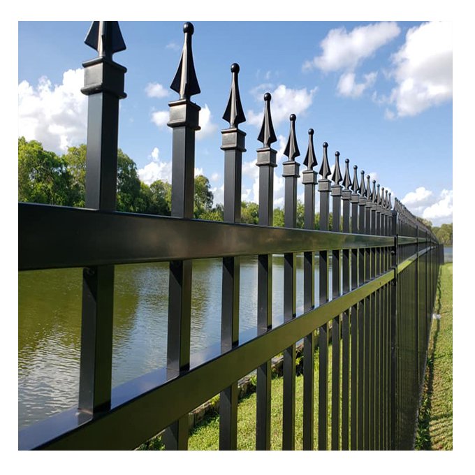 steel fence element steel or aluminum fence 6 8 steel fence