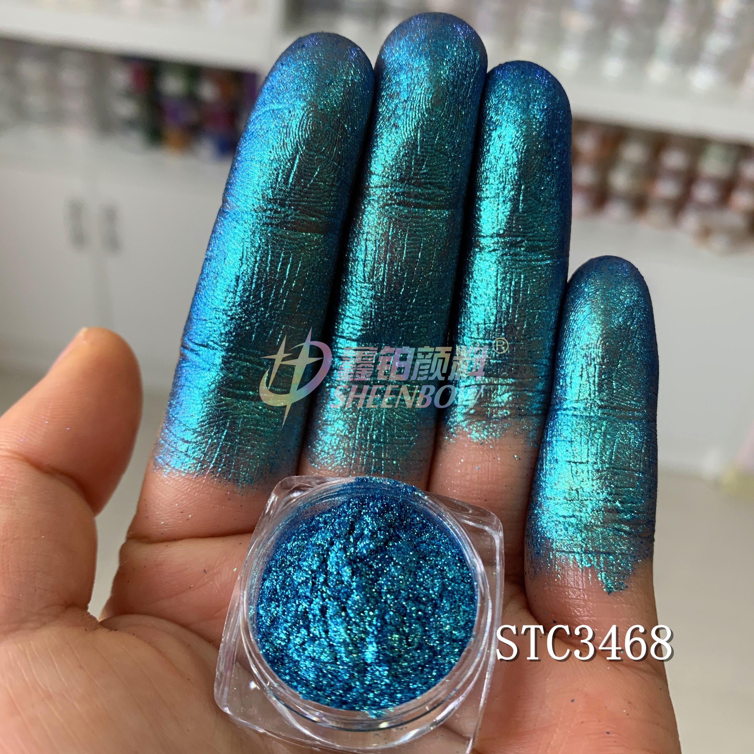 Sheenbow eyeshadow Loose Pigment Powder Metallic color shifting Eyes Makeup loose eyeshadow pigments