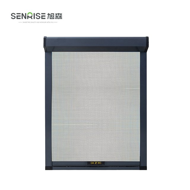 motorized retractable mosquito window screen insect flyscreen door