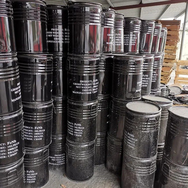 HRNB Iron Ferro Niobium Lump Price FeNb 65 Min Nb Ferroniobium Ferro Niobium For Smelting