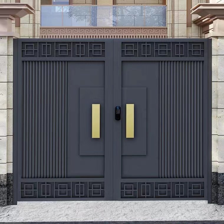 Swing Gate Control Board Iron Main Latest Main Gate Motor Main Fencing Trellis Gate Design Sliding Aluminum Villa Entrance Door